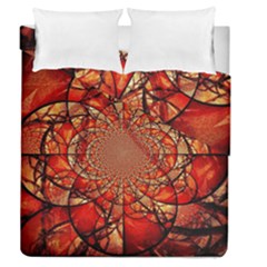 Dreamcatcher Stained Glass Duvet Cover Double Side (queen Size) by Amaryn4rt