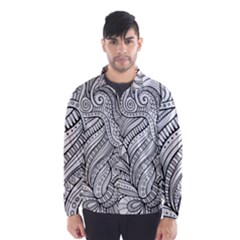 Zentangle Art Patterns Wind Breaker (Men)