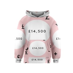 Added Less Equal With Pink White Kids  Pullover Hoodie by Alisyart