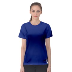 Bubbles Circle Blue Women s Sport Mesh Tee