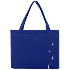 Bubbles Circle Blue Mini Tote Bag