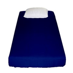 Bubbles Circle Blue Fitted Sheet (Single Size)
