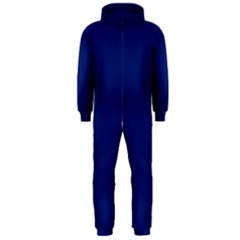 Bubbles Circle Blue Hooded Jumpsuit (Men) 