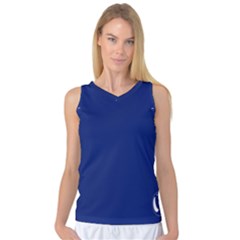 Bubbles Circle Blue Women s Basketball Tank Top