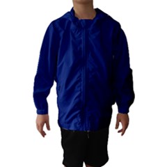 Bubbles Circle Blue Hooded Wind Breaker (Kids)