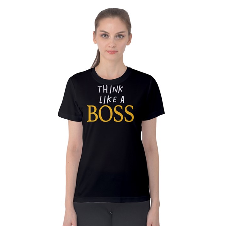 Think like a boss - Women s Cotton Tee
