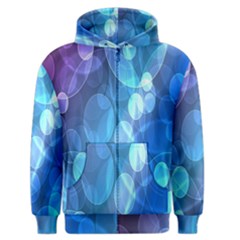 Circle Blue Purple Men s Zipper Hoodie