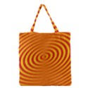 Circle Line Orange Hole Hypnotism Grocery Tote Bag View1