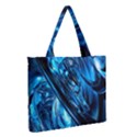 Blue Wave Medium Zipper Tote Bag View2