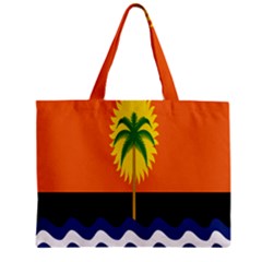 Coconut Tree Wave Water Sun Sea Orange Blue White Yellow Green Mini Tote Bag by Alisyart