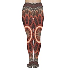 Circles Shapes Psychedelic Symmetry Women s Tights