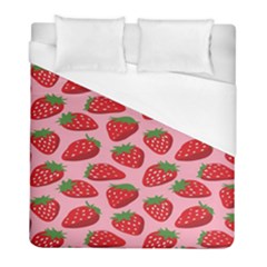 Fruitb Red Strawberries Duvet Cover (full/ Double Size)