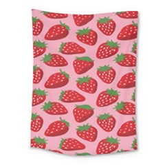 Fruitb Red Strawberries Medium Tapestry