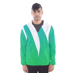 Line Green Wave Hooded Wind Breaker (men)