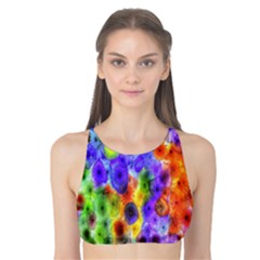 Green Jellyfish Yellow Pink Red Blue Rainbow Sea Purple Tank Bikini Top by Alisyart