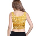 Honeycomb Fine Honey Yellow Sweet Crop Top View3