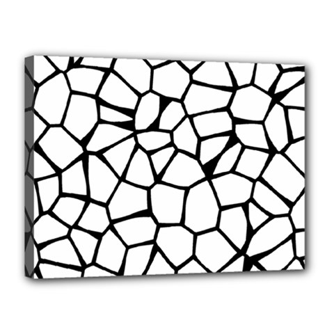 Seamless Cobblestone Texture Specular Opengameart Black White Canvas 16  X 12 