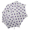 Triangle Purple Blue White Hook Handle Umbrellas (Small) View2