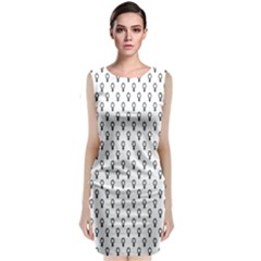 Woman Plus Sign Classic Sleeveless Midi Dress by Alisyart