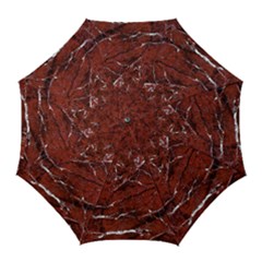 Texture Stone Red Golf Umbrellas