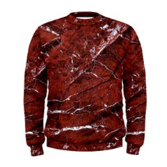 Texture Stone Red Men s Sweatshirt by Alisyart