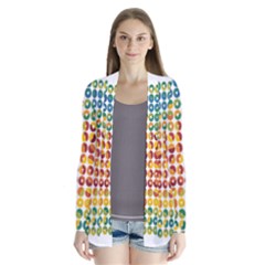 Weather Blue Orange Green Yellow Circle Triangle Cardigans by Alisyart