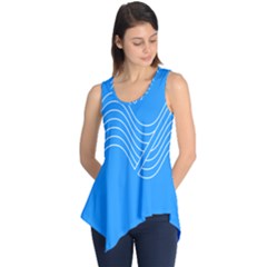 Waves Blue Sea Water Sleeveless Tunic