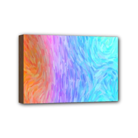 Abstract Color Pattern Textures Colouring Mini Canvas 6  X 4 