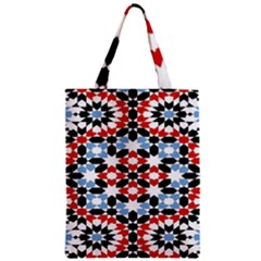 Morrocan Fez Pattern Arabic Geometrical Zipper Classic Tote Bag