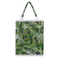 Peacock Feathers Pattern Classic Tote Bag