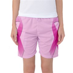 Pink Breast Cancer Symptoms Sign Women s Basketball Shorts