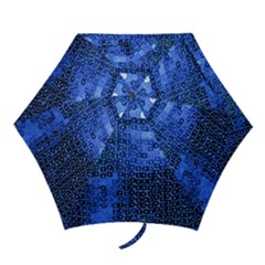 Blue Sequins Mini Folding Umbrellas by boho