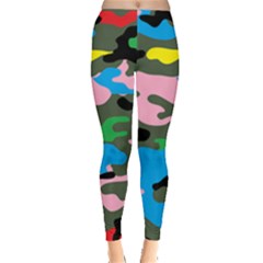 Rainbow Camouflage Leggings  by boho