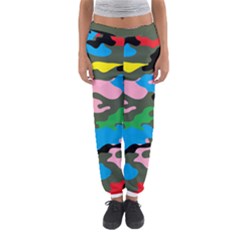 Rainbow Camouflage Women s Jogger Sweatpants by boho