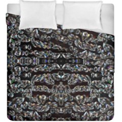 Black Diamonds Duvet Cover Double Side (king Size) by boho