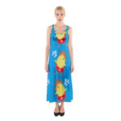 Easter Chick Sleeveless Maxi Dress by boho