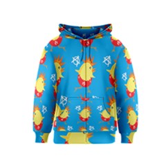 Easter Chick Kids  Zipper Hoodie by boho