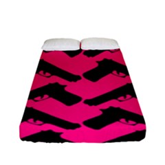 Pink Gun Fitted Sheet (Full/ Double Size)