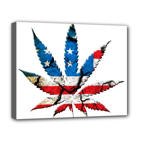 Marijuana Deluxe Canvas 20  X 16   by boho