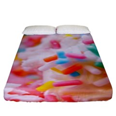 Birthday Cake Fitted Sheet (king Size) by boho
