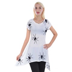 Spiders Short Sleeve Side Drop Tunic by boho