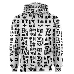 Anchor Puzzle Booklet Pages All Black Men s Pullover Hoodie