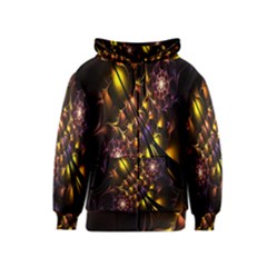 Art Design Image Oily Spirals Texture Kids  Zipper Hoodie by Simbadda