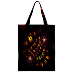 Art Design Image Oily Spirals Texture Zipper Classic Tote Bag