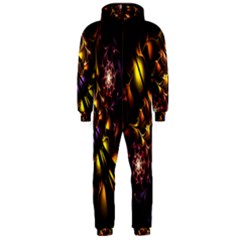 Art Design Image Oily Spirals Texture Hooded Jumpsuit (men)  by Simbadda