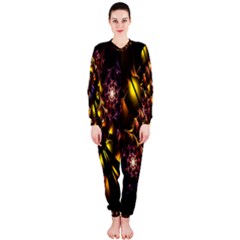 Art Design Image Oily Spirals Texture Onepiece Jumpsuit (ladies)  by Simbadda