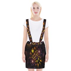 Art Design Image Oily Spirals Texture Suspender Skirt by Simbadda