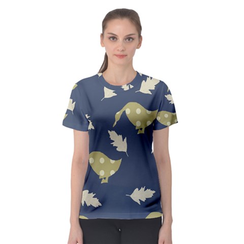 Duck Tech Repeat Women s Sport Mesh Tee by Simbadda