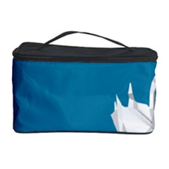 Swan Animals Swim Blue Water Cosmetic Storage Case