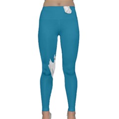 Swan Animals Swim Blue Water Classic Yoga Leggings